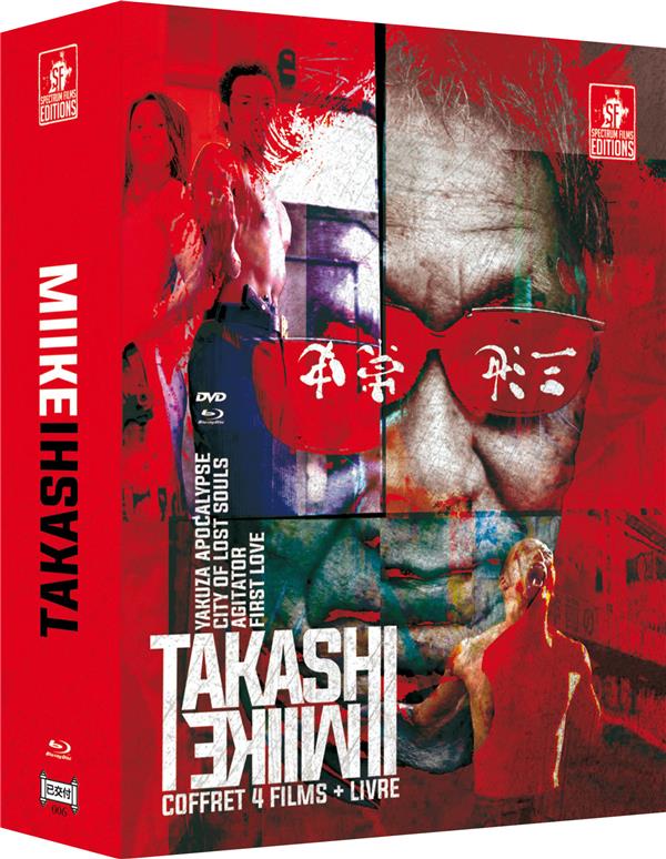 Takashi Miike - Coffret 4 films + livre : Agitator + The City of Lost Souls + First Love + Yakuza Apocalypse [Blu-ray]