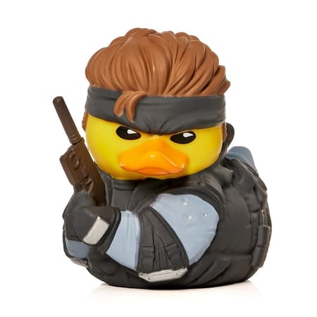 Numskull - Mini TUBBZ Canard de bain - Metal Gear Solid - Solid Snake (Édition baignoire) - 8cm