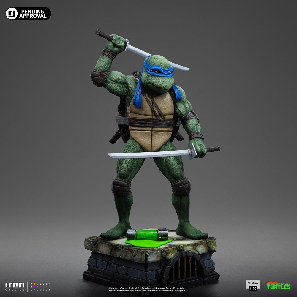 Iron Studios - Art Scale 1/10 - Teenage Mutant Ninja Turtles - Leonardo Statue 21cm