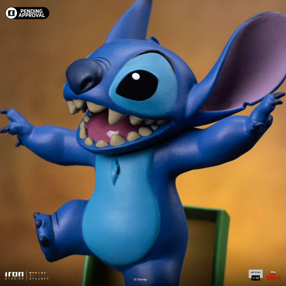 Iron Studios - Art Scale 1/10 - Disney Classics - Stitch King of Rock Statue 17cm