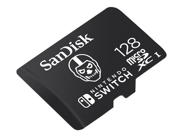 SanDisk - Carte mémoire microSDXC UHS-I 128 Go Edition Fortnite Skull Trooper pour Nintendo Switch, Switch Lite et Switch OLED