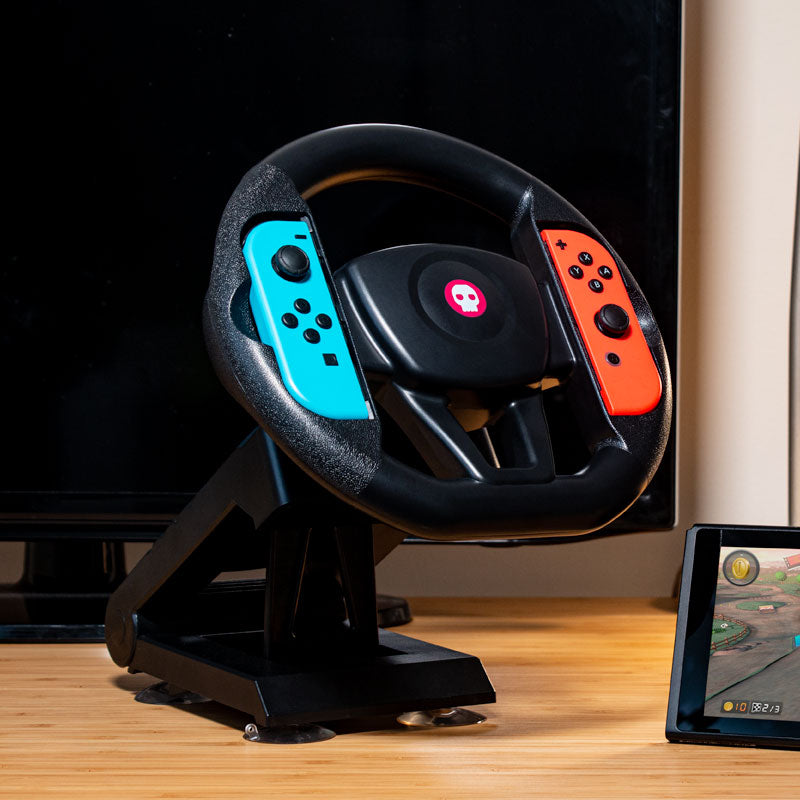 Numskull - Support de Joy-Con en forme de volant et fixation de table pour Nintendo Switch