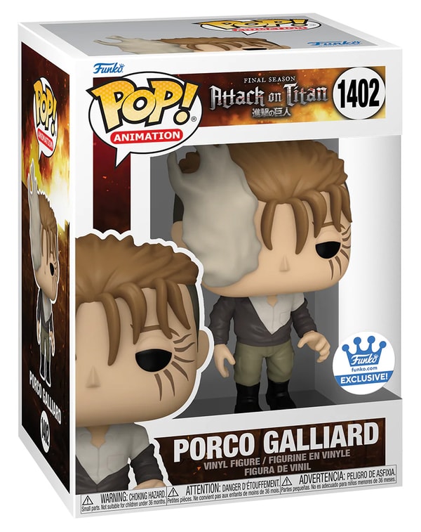 Funko Pop! Animation: Attack on Titan - Porco Galliard - Funko Exclusive