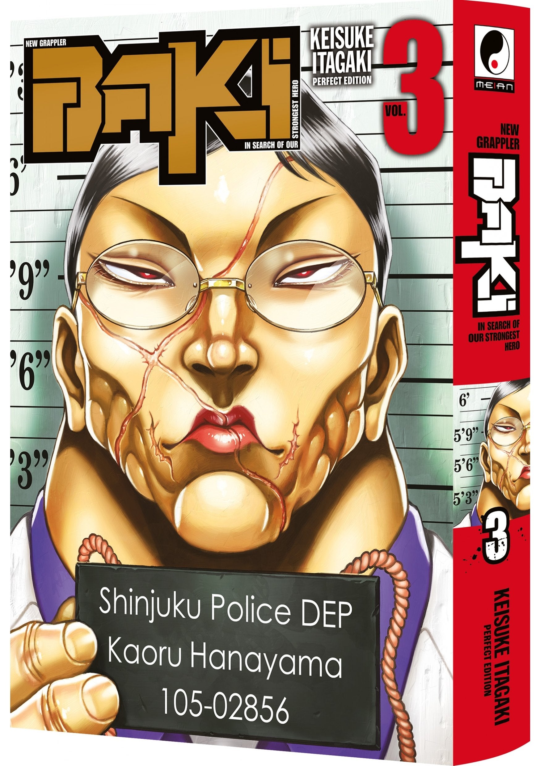 New grappler Baki Tome 3