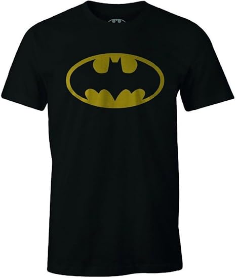 DC Comics - Batman Classic Logo Black T-Shirt - L