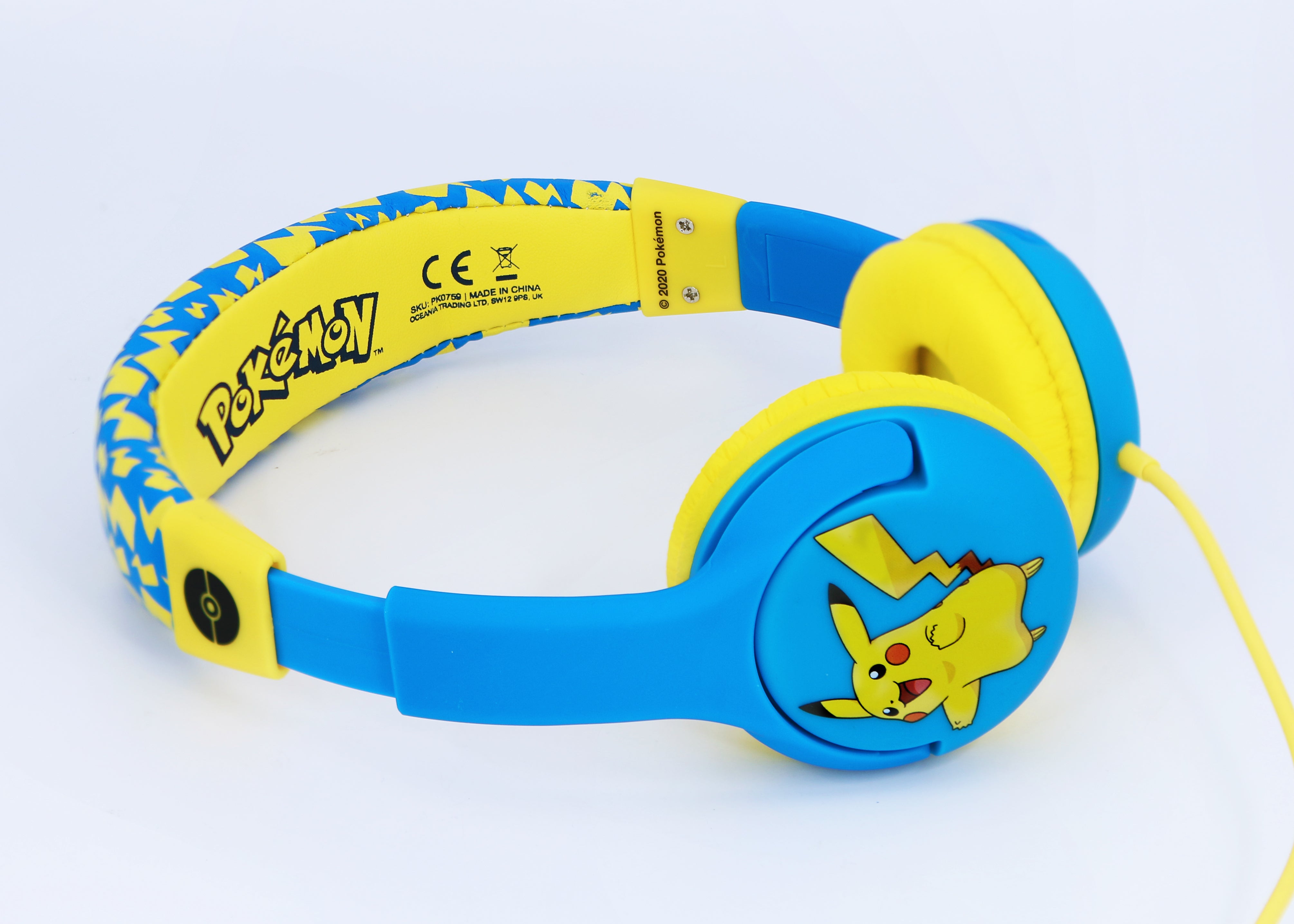 Pokémon - Casque audio Pikachu pour enfants