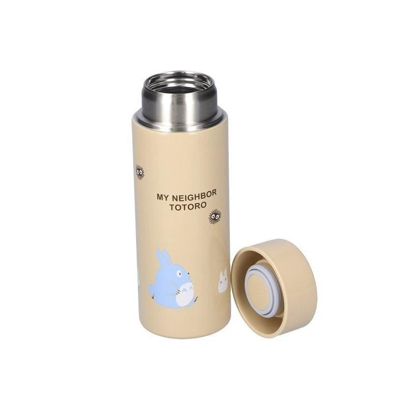 Ghibli - Mon voisin Totoro - Bouteille Thermos Beige Balade en Forêt 300ml