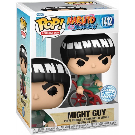 Funko Pop! Animation: Naruto Shippuden - Might Guy (White Chrome) - Special Edition