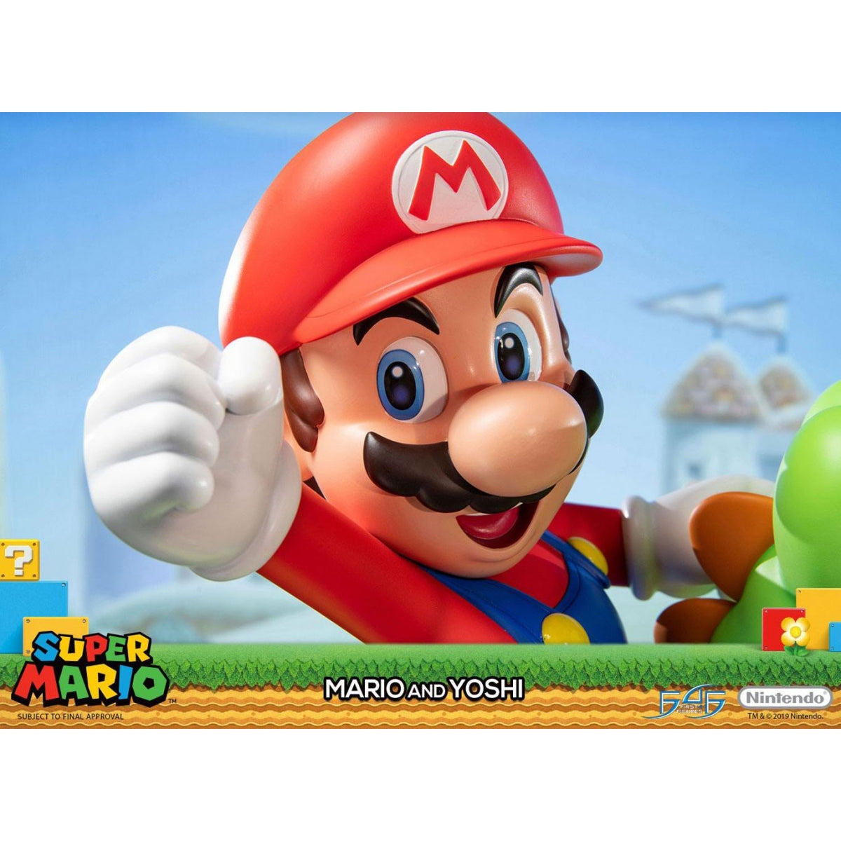 First 4 Figures - Super Mario - Mario et Yoshi Statue Edition Standard 48cm