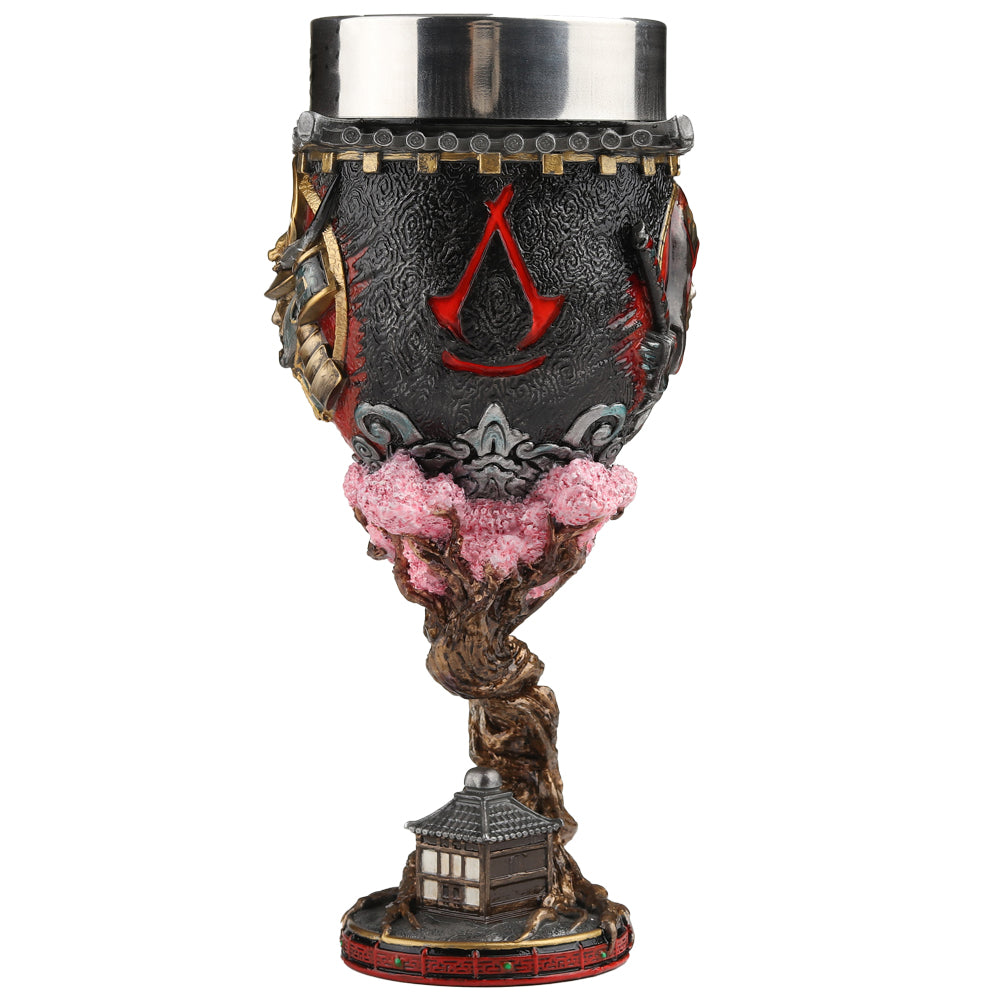 Nemesis Now - Assassin's Creed Shadow - Coupe Naoe et Yasuke 19.5cm