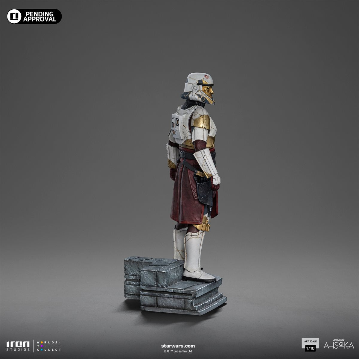 Iron Studios - Art Scale 1/10 - Star Wars : Ahsoka - Captain Enoch Statue 18cm