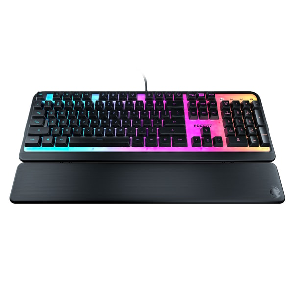 Roccat - Clavier de jeu à membrane Magma avec éclairage RGB - Disposition QWERTY américaine