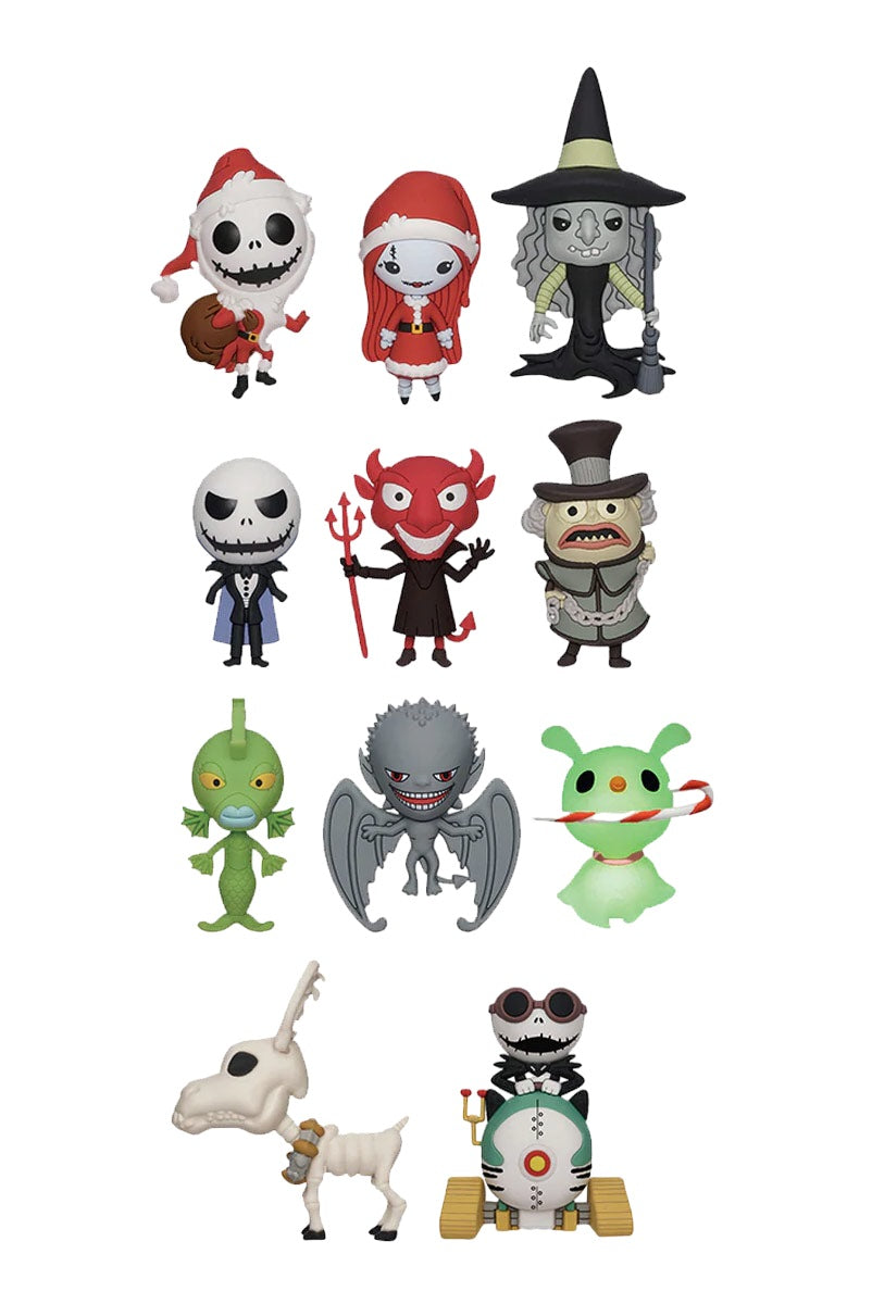 Disney - L'Étrange Noël de monsieur Jack - Assortiment en blind box de figurines de sac de collection en mousse (Série 6) (24 pcs)