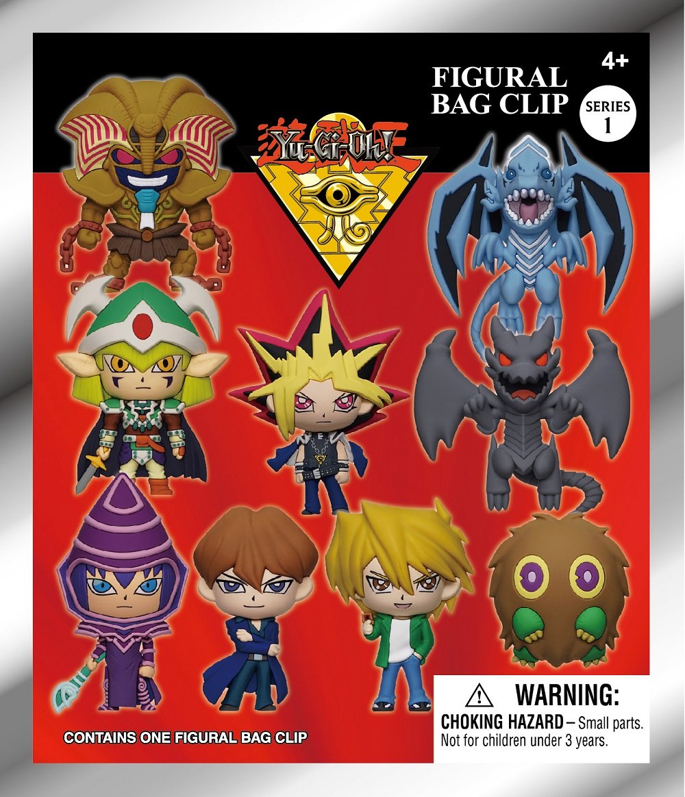 Yu-Gi-Oh! - Assortiment en blind box de figurines de sac de collection en mousse (Série 1) (24 pcs)