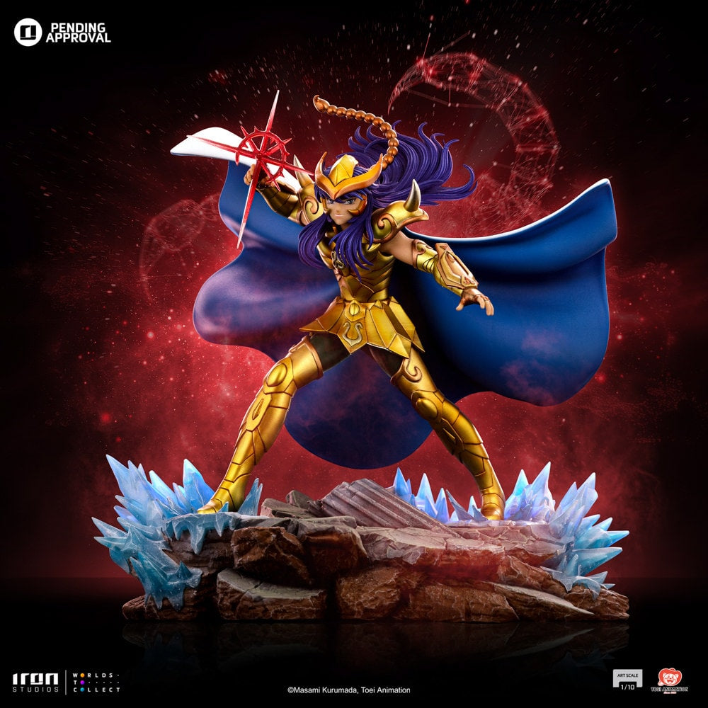 Iron Studios - Art Scale 1/10 - Saint Seiya - Scorpio Milo Statue 24cm