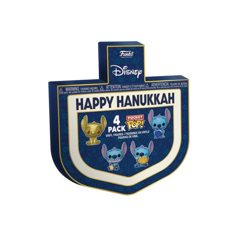 Funko Pocket Pop! 4-Pack: Lilo & Stitch - Happy Hanukkah Box