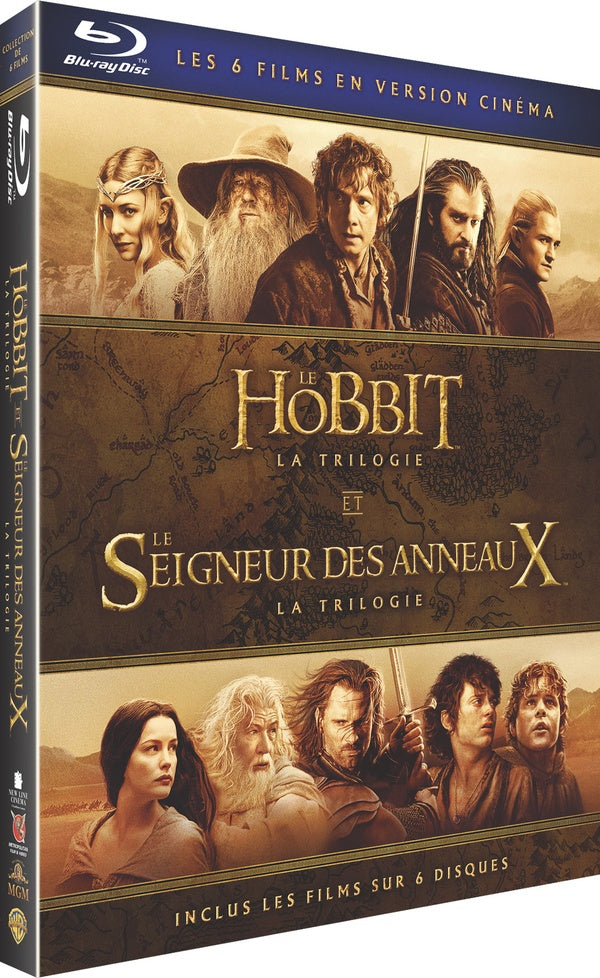 Le Hobbit et Le Seigneur des Anneaux, les trilogies [Blu-ray]