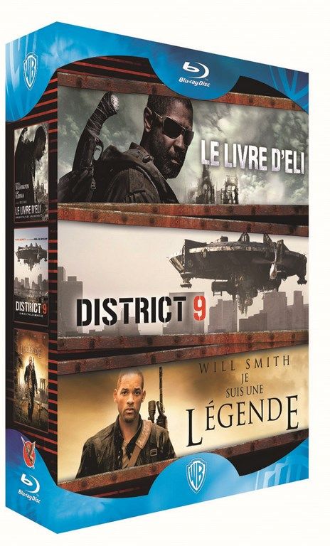 Le Livre d'Eli + District 9 + Je suis une légende [Blu-ray]