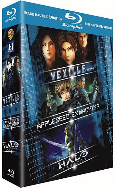 Vexille + Appleseed Ex Machina + Halo Legends [Blu-ray]