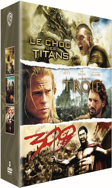 Coffret épopées : clash of titans ; 300 ; 10000 BC [DVD]