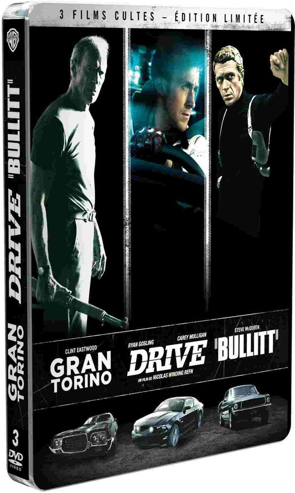 3 films cultes - Coffret - Gran Torino + Drive + Bullitt [DVD]