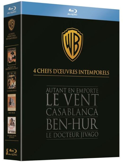 4 chefs-d'oeuvre intemporels - Coffret [Blu-ray]