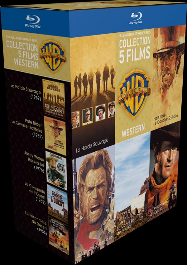 90 ans Warner - Coffret 5 films - Western [Blu-ray]