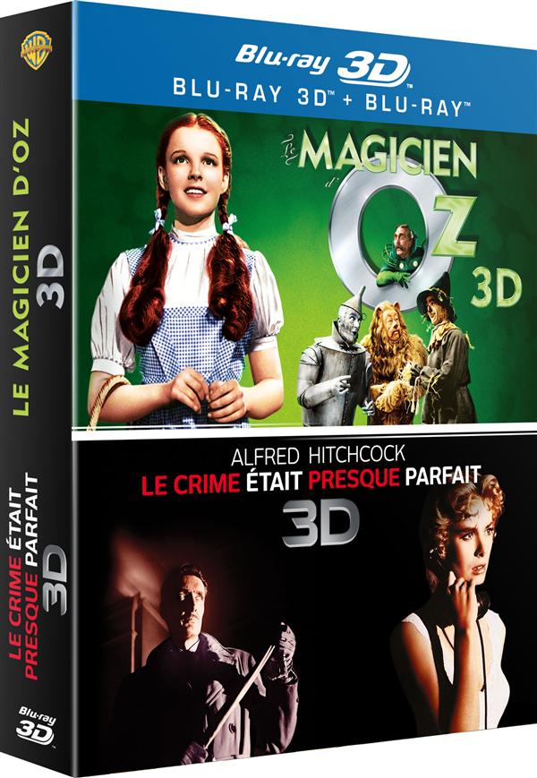 Le magicien d'Oz 3D + Le crime était presque parfait 3D [Blu-ray 3D]