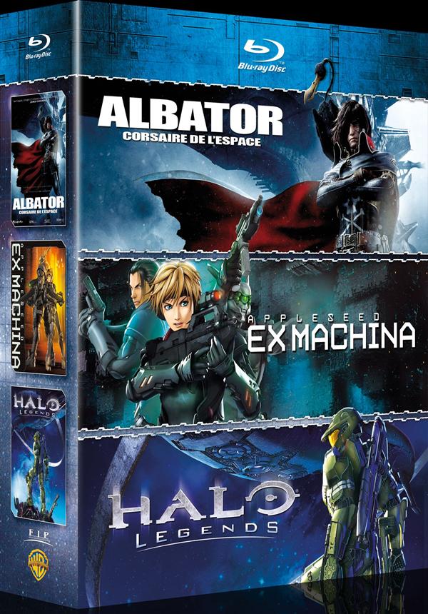 Albator, corsaire de l'espace + Halo Legends + Appleseed Ex Machina [Blu-ray]