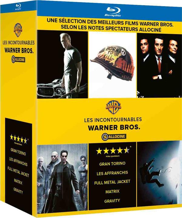 Allociné - Top 5 des films Warner : Full Metal Jacket + Gravity + Gran Torino + Les affranchis + Matrix [Blu-ray]