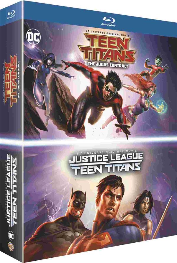 La Ligue des justiciers vs les Teen Titans + Teen Titans: The Judas Contract [Blu-ray]