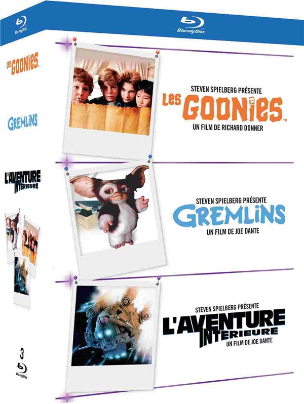 Les Goonies + Gremlins + L'Aventure intérieure [Blu-ray]