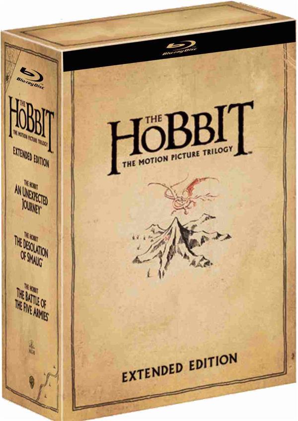 Coffret intégrale le Hobbit 3 films : un voyage inattendu ; la désolation de Smaug ; la bataille des cinq armées [Blu-ray]