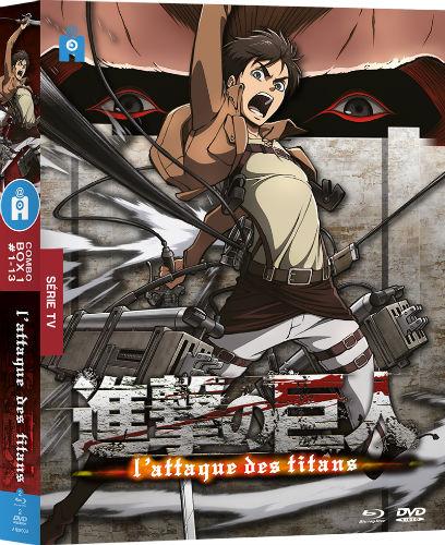 L'Attaque des Titans - Saison 1, Box 1/2 [Blu-ray]