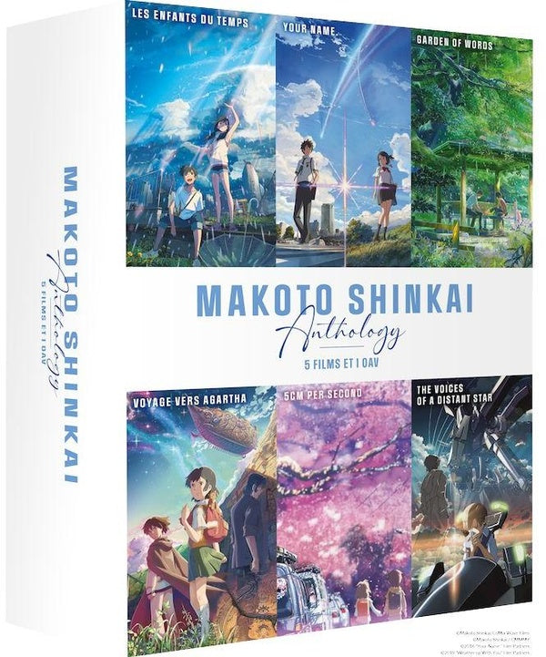 Makoto Shinkai Anthology - 5 films et 1 OAV : 5 Centimeters per Second + The Voices of a Distant + Voyage vers Agartha + The Garden of Words + Your Name. + Les Enfants du temps [Blu-ray]