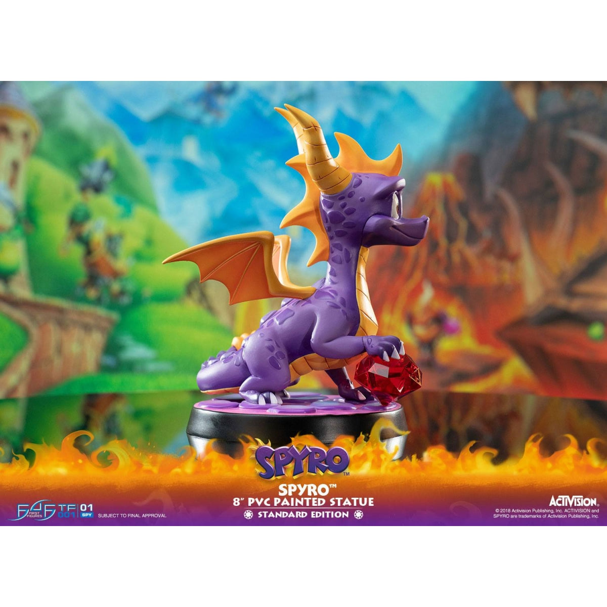 First 4 Figures - Spyro the Dragon - Spyro Statue Edition Standard 20cm