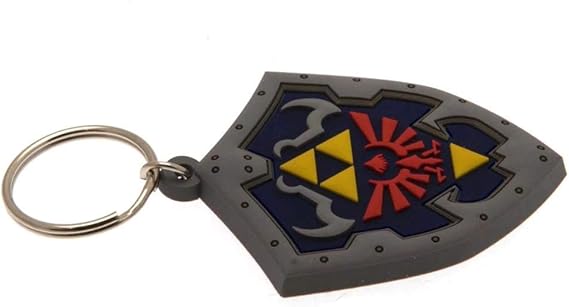 The Legend Of Zelda - Hylian Shield Rubber Keychain