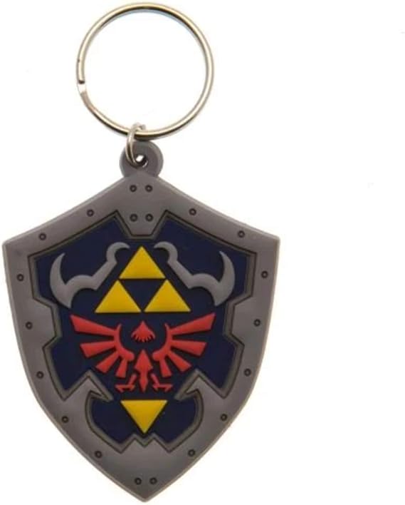 The Legend Of Zelda - Hylian Shield Rubber Keychain