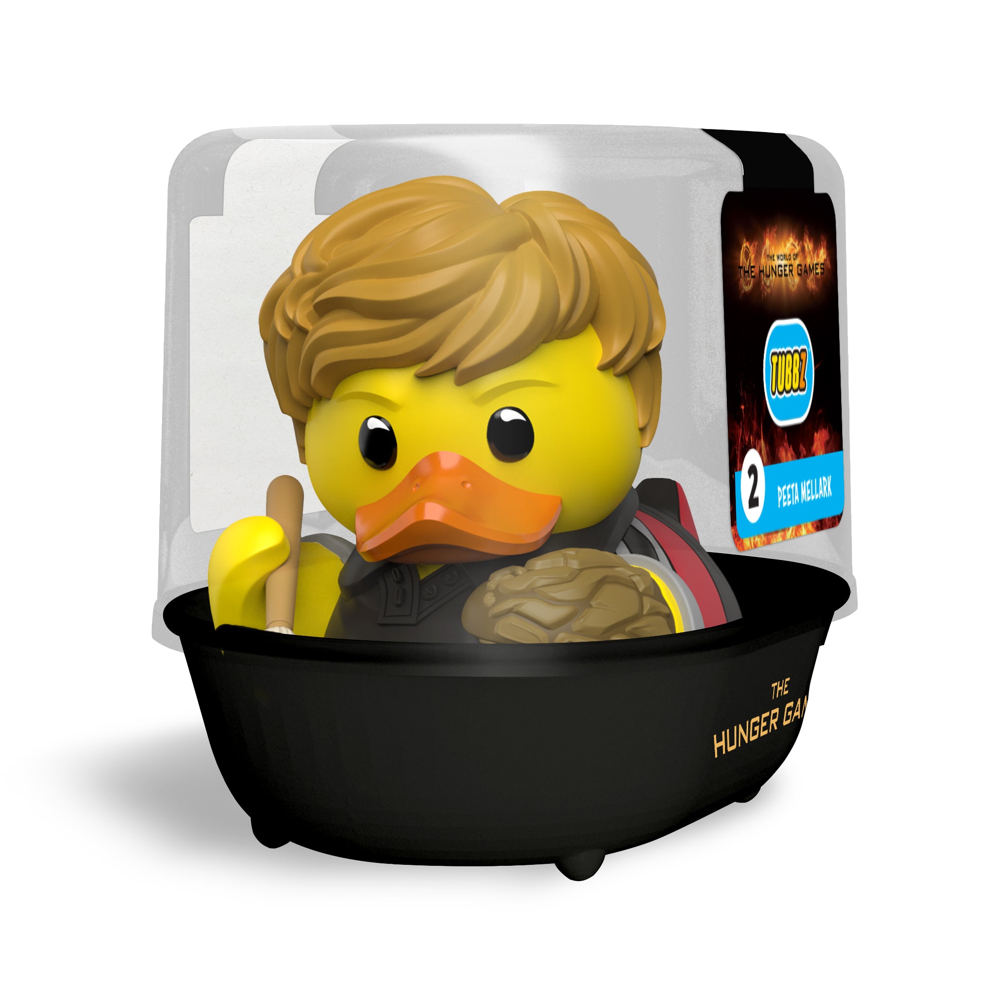 Numskull - TUBBZ Canard de bain - The Hunger Games - Peeta Mellark (Première Édition) - 9cm