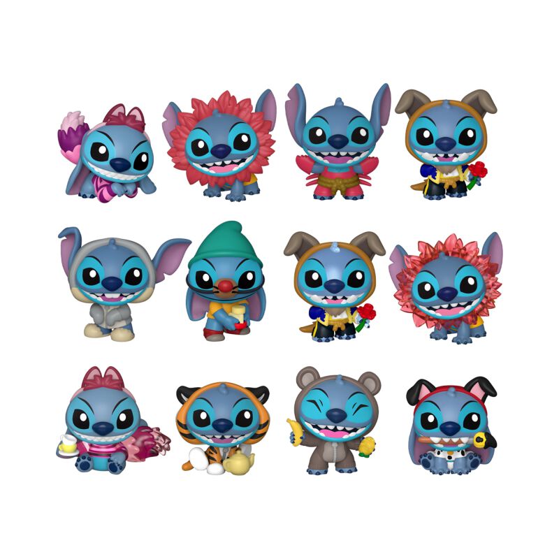 Funko Mystery Minis: Disney - Stitch in Costume Display (12 pcs)