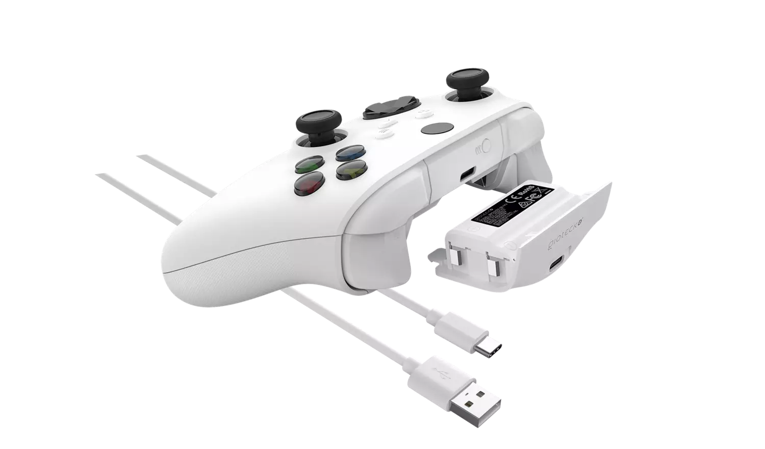 Gioteck - Pack de batterie BPSX blanc pour Xbox Series