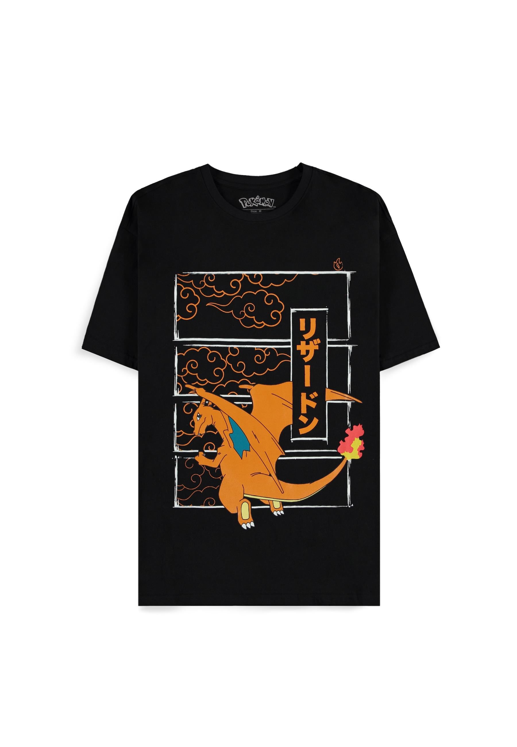 Pokémon - T-shirt Homme à manches courtes "Dracaufeu" - S