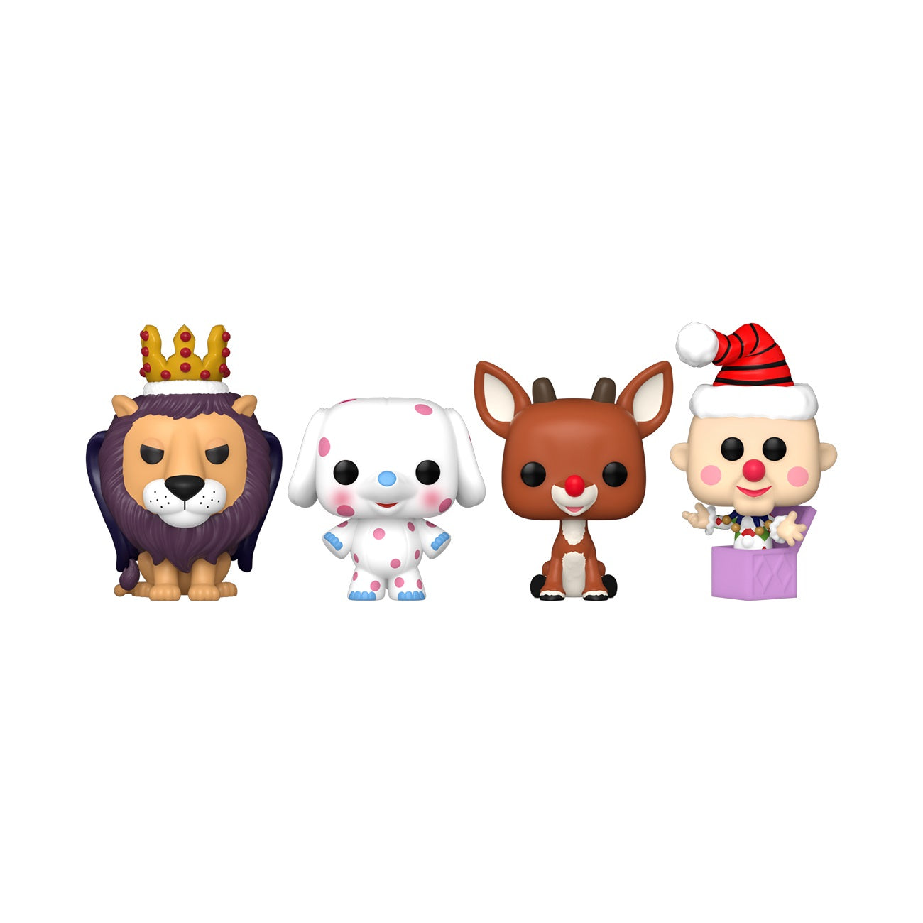 Funko Pocket Pop! Keychain 4-Pack: Rudolph - Tree Holiday Box