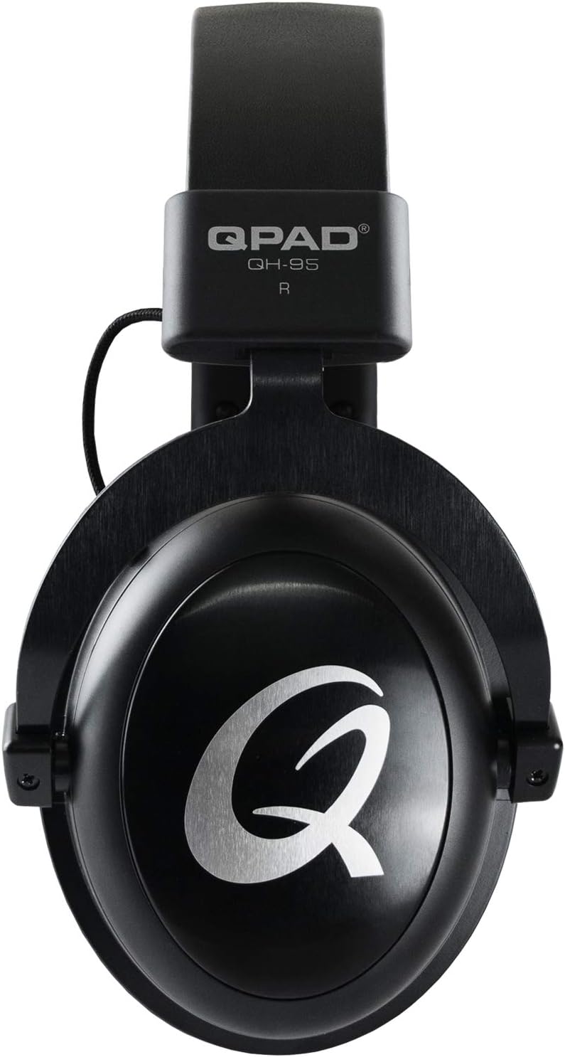 QPAD - QH-95 High End Stereo and 7.1 USB Gaming Headset, Closed Ear, Noise Cancelling detachable Microphone, Multiplatform