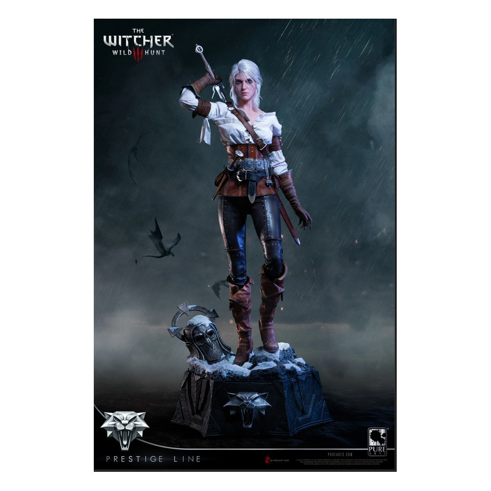 PureArts - 1:2 Scale Statues - Prestige Line - The Witcher 3 - Wild Hunt - Ciri de Cintra Statue 111cm