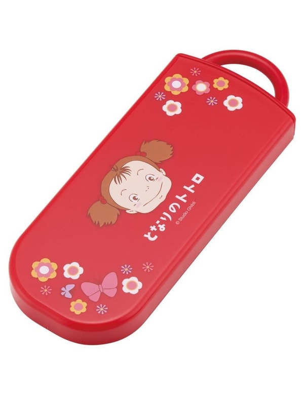 Ghibli - Mon voisin Totoro - Set Baguettes Cuillère Fourchette Mei rouge