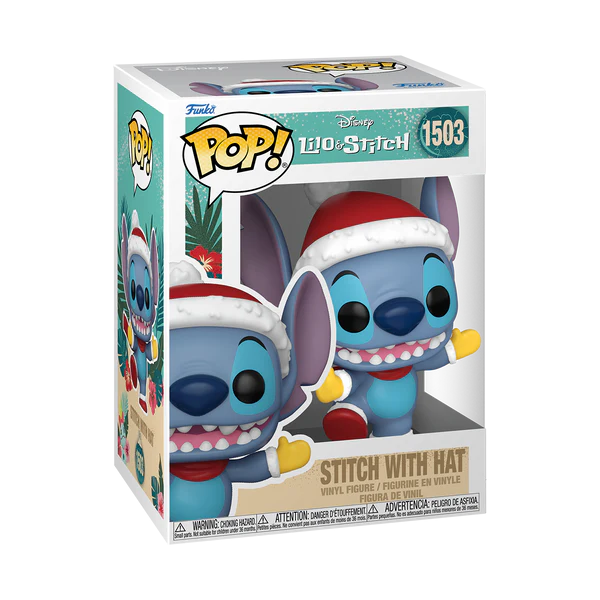 Funko Pop! Disney: Lilo & Stitch: Holiday - Stitch with Hat