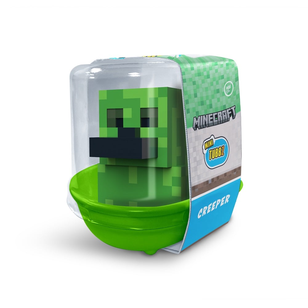 Numskull - Mini TUBBZ Canard de bain - Minecraft - Creeper (Édition baignoire) - 8cm