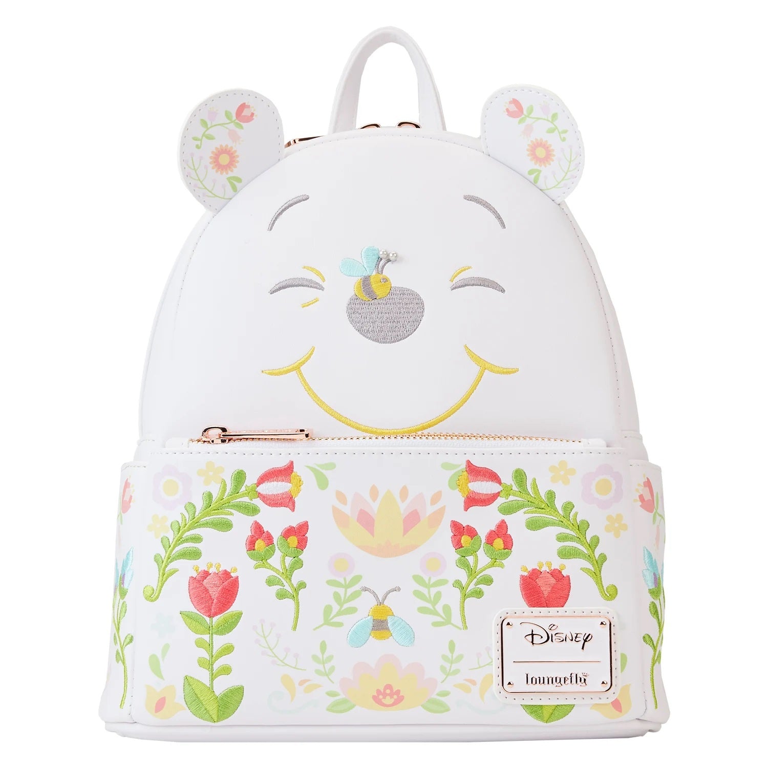 Loungefly: Disney - Winnie the Pooh Cosplay Folk Floral Mini Backpack