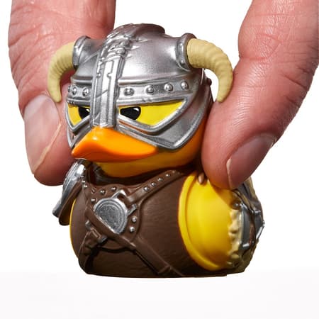 Numskull - Mini TUBBZ Canard de bain - The Elder Scrolls V : Skyrim - Dovahkiin (Édition baignoire) - 8cm